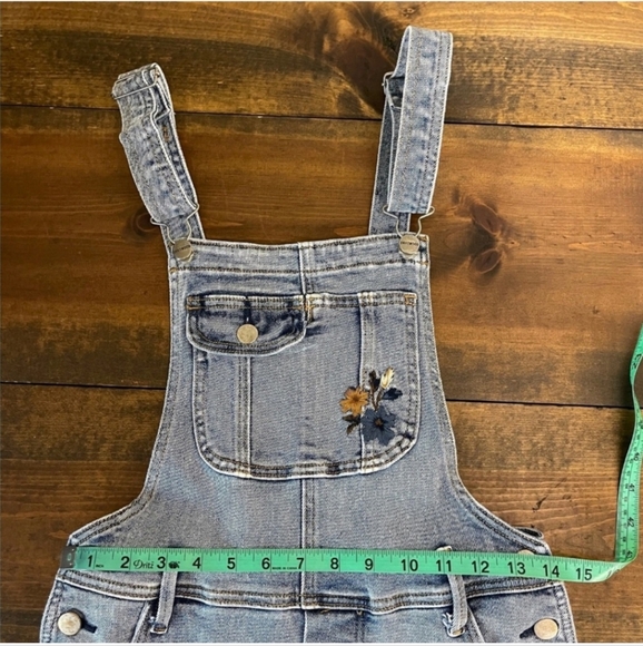 🩵💙 Free People DRIFTWOOD Garden Skirtall Embroidered Overall Maxi Dress 💙🩵 - Picture 10 of 13